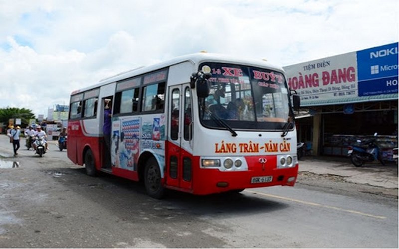 Các tuyến xe bus bến xe khách Cà Mau phục vụ nội thành 