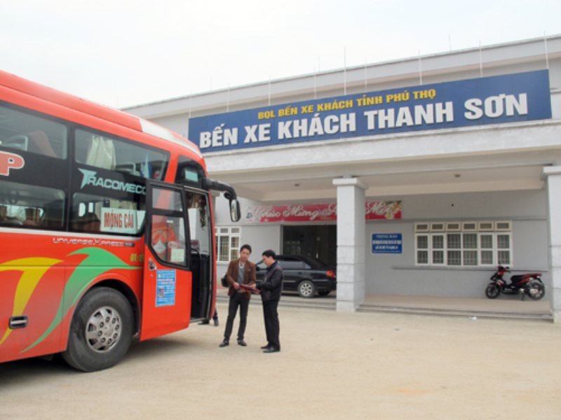 Bến xe Thanh Sơn hoạt động 24/24 để đáp ứng mọi nhu cầu đưa đón hành khách