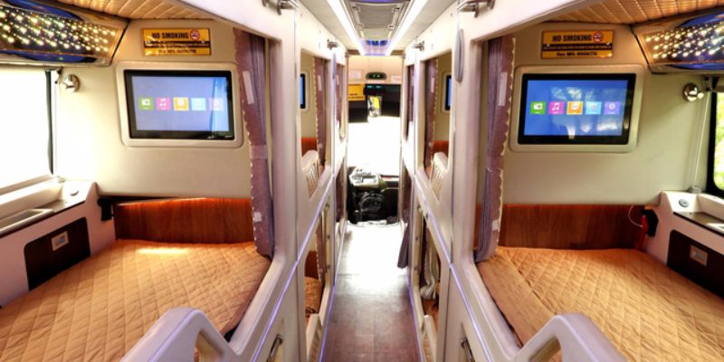 Xe giường nằm cao cấp nhà xe Hà Sơn Hải Vân
