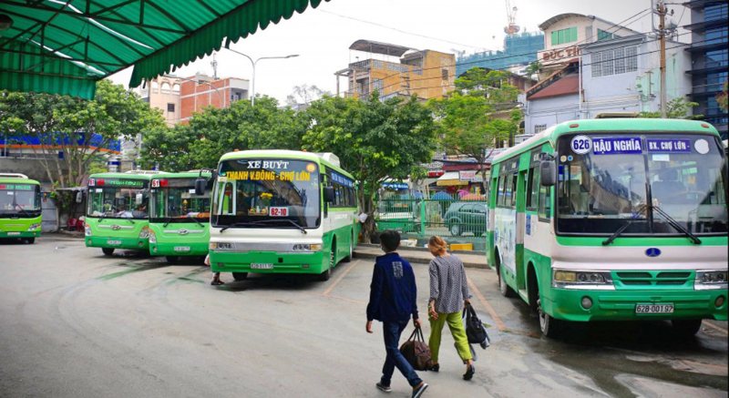 Cập nhật lịch trình các tuyến xe buýt ở bến xe khách Long An