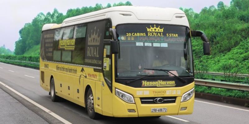 Chỗ ghế ngồi nhà xe Hà Sơn Hải Vân là 32