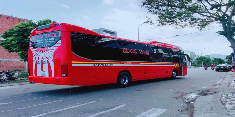 Lịch trình nhà xe Tân Kim Chi - Hà Nội - Đà Nẵng 