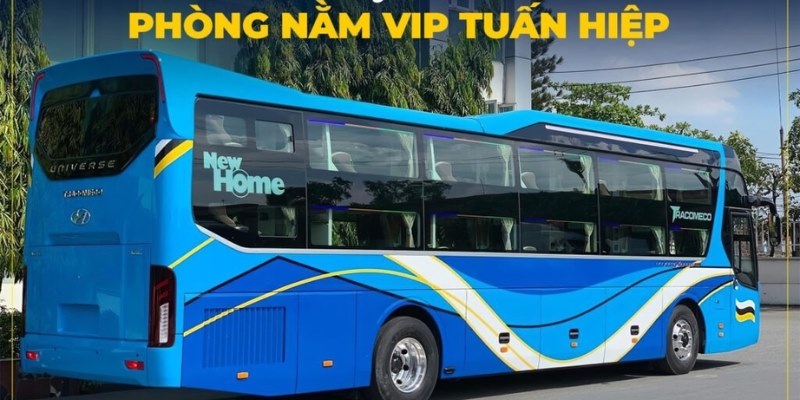 nhà xe Tuấn Hiệp chuyên tuyến Vũng Tàu - Cà Mau
