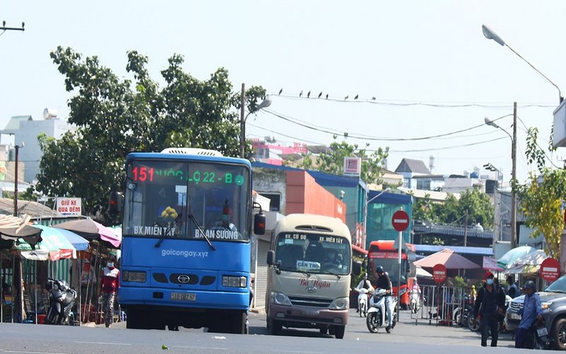 Các tuyến buýt hoạt động lộ trình bến xe An Sương