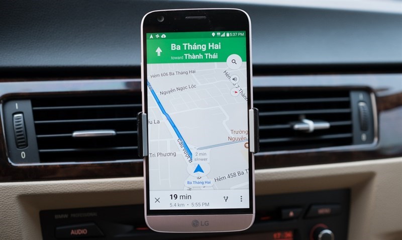 google map cảnh báo tốc độ