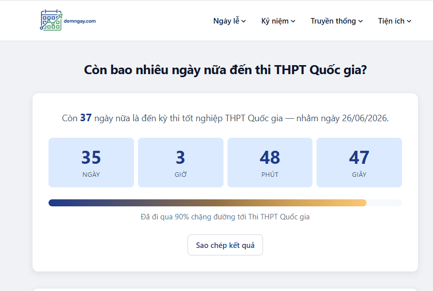 đếm ngược là gì
